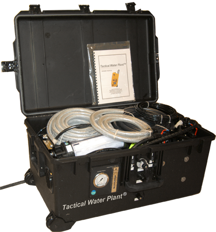 Our Water Plant comes ready to use in a durable tactical case. Click for more info...